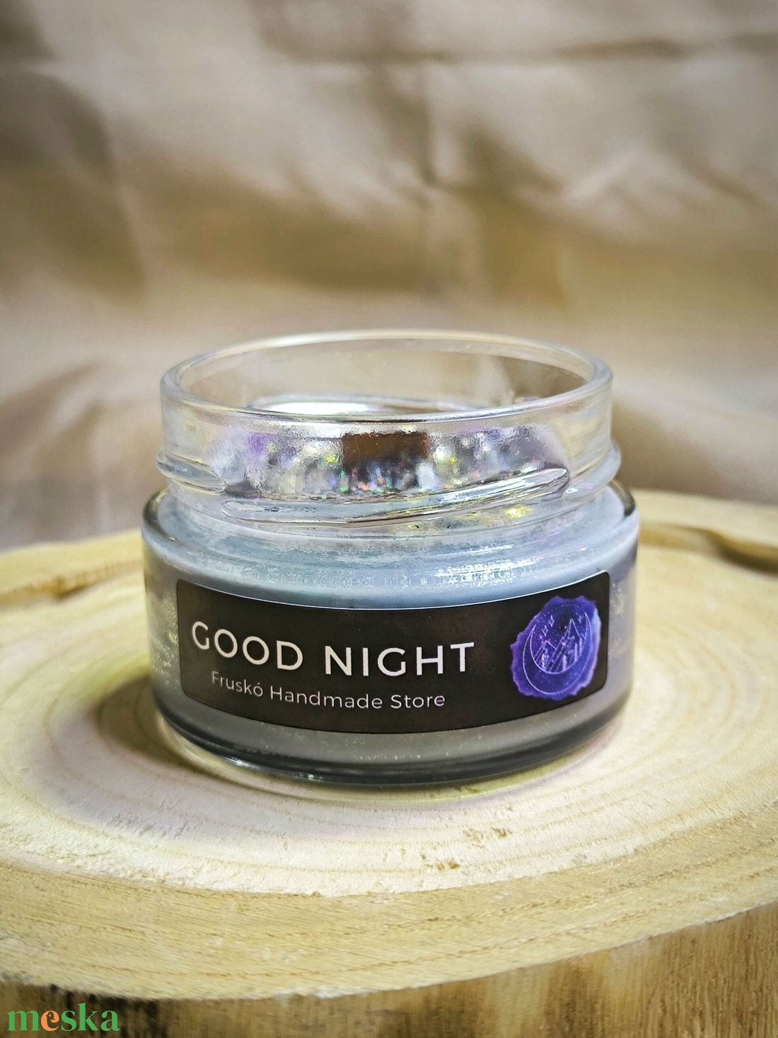 Good Night szójaviasz illatgyertya - otthon & életmód - gyertya, illat, aroma - gyertya - Meska.hu