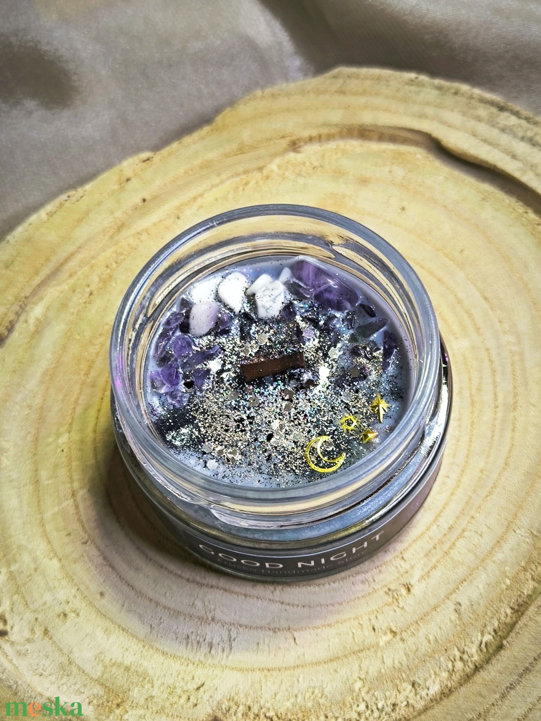 Good Night szójaviasz illatgyertya - otthon & életmód - gyertya, illat, aroma - gyertya - Meska.hu