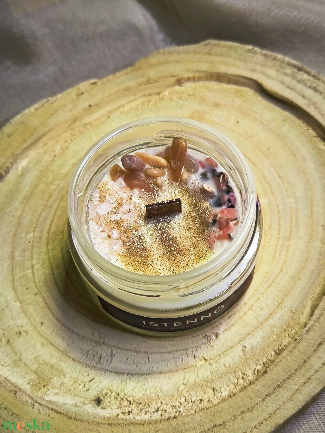 Istennő szójaviasz illatgyertya - otthon & életmód - gyertya, illat, aroma - gyertya - Meska.hu