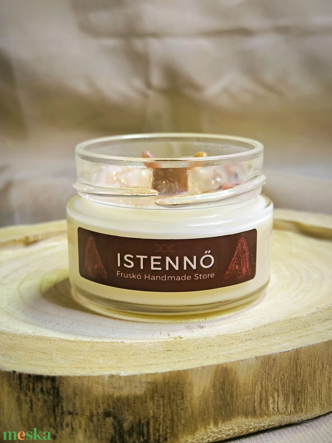 Istennő szójaviasz illatgyertya - otthon & életmód - gyertya, illat, aroma - gyertya - Meska.hu