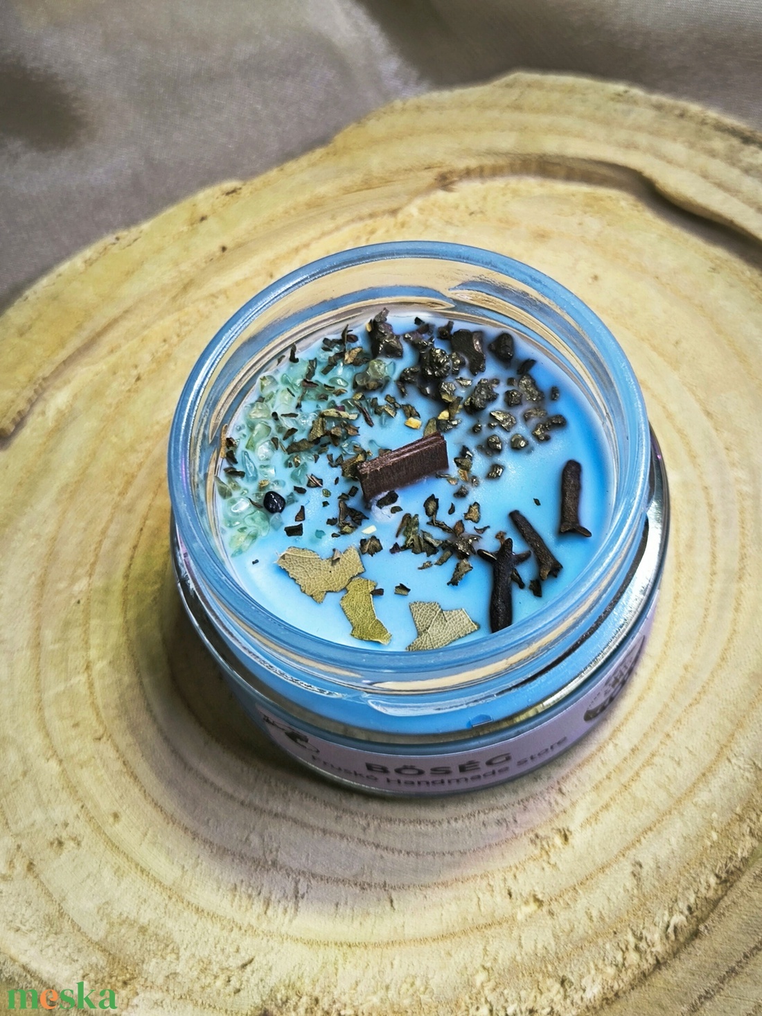 Bőség szójaviasz illatgyertya - otthon & életmód - gyertya, illat, aroma - gyertya - Meska.hu