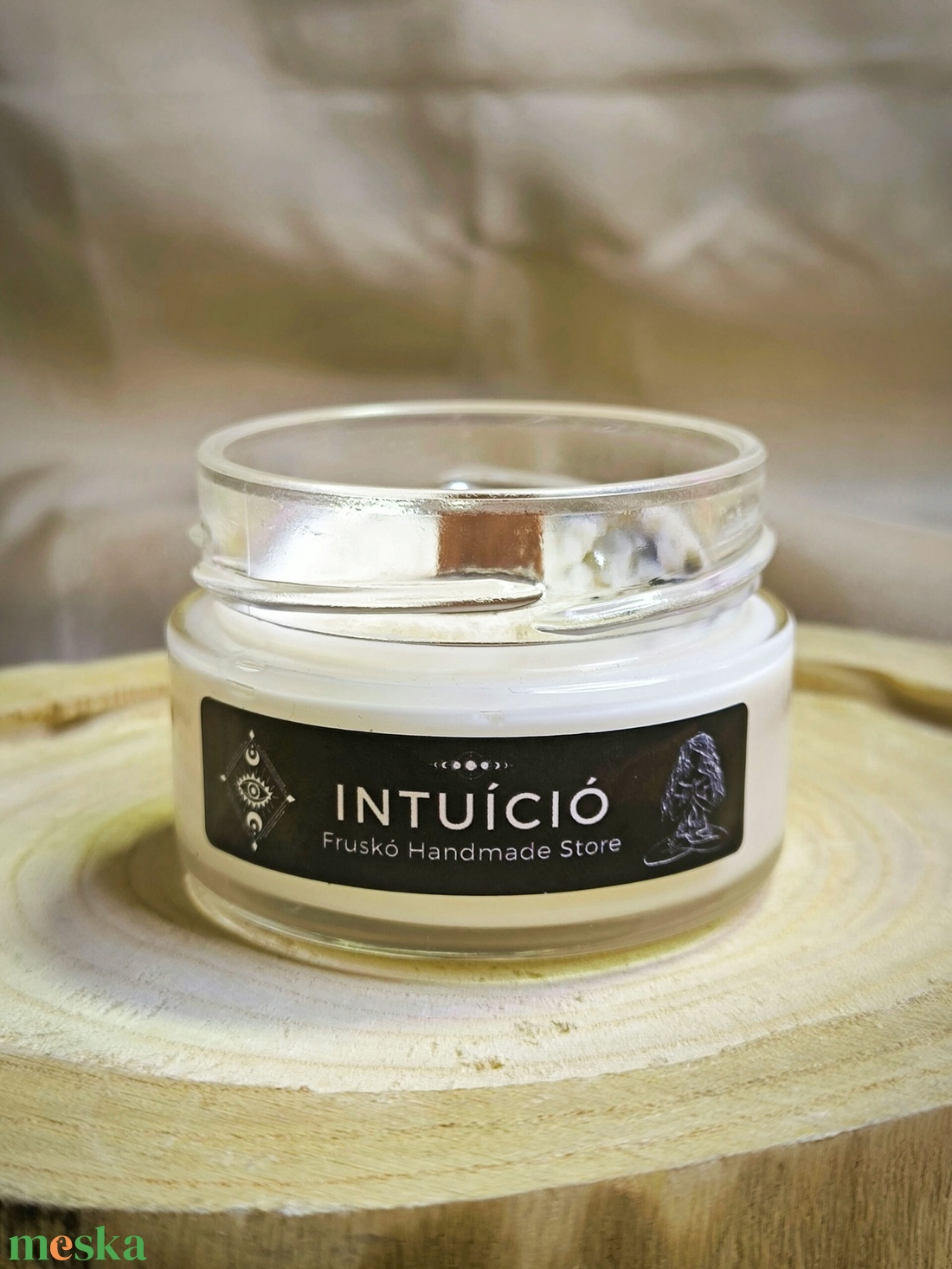 Intuíció szójaviasz illatgyertya - otthon & életmód - gyertya, illat, aroma - gyertya - Meska.hu
