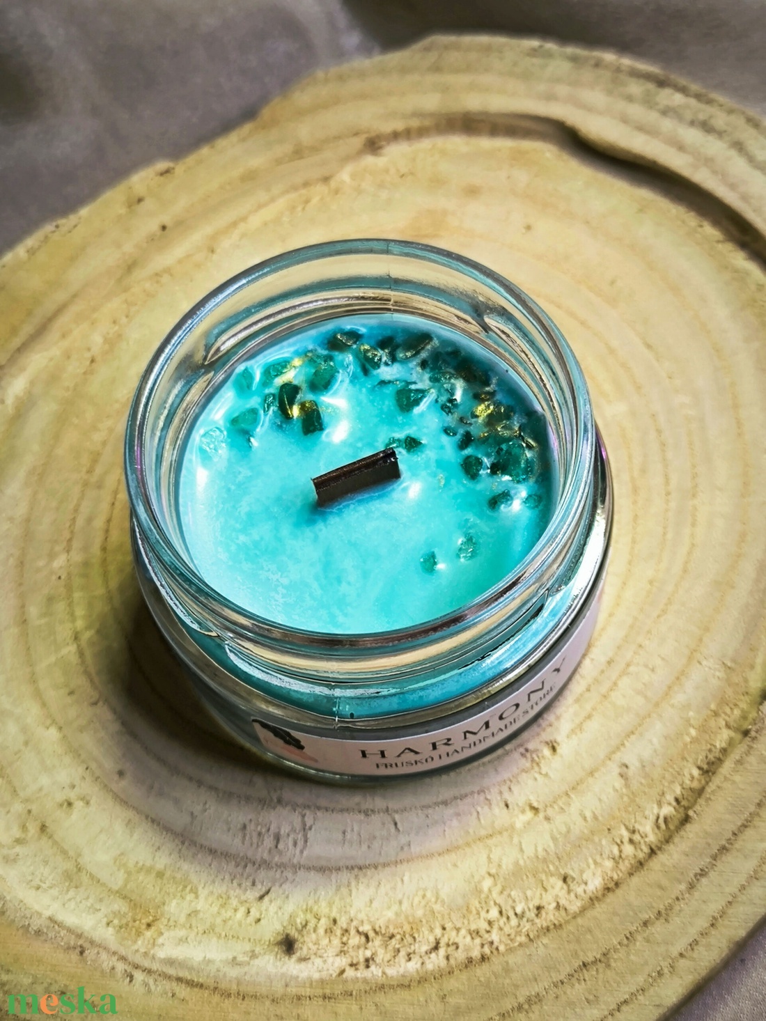 Harmony szójaviasz illatgyertya - otthon & életmód - gyertya, illat, aroma - gyertya - Meska.hu