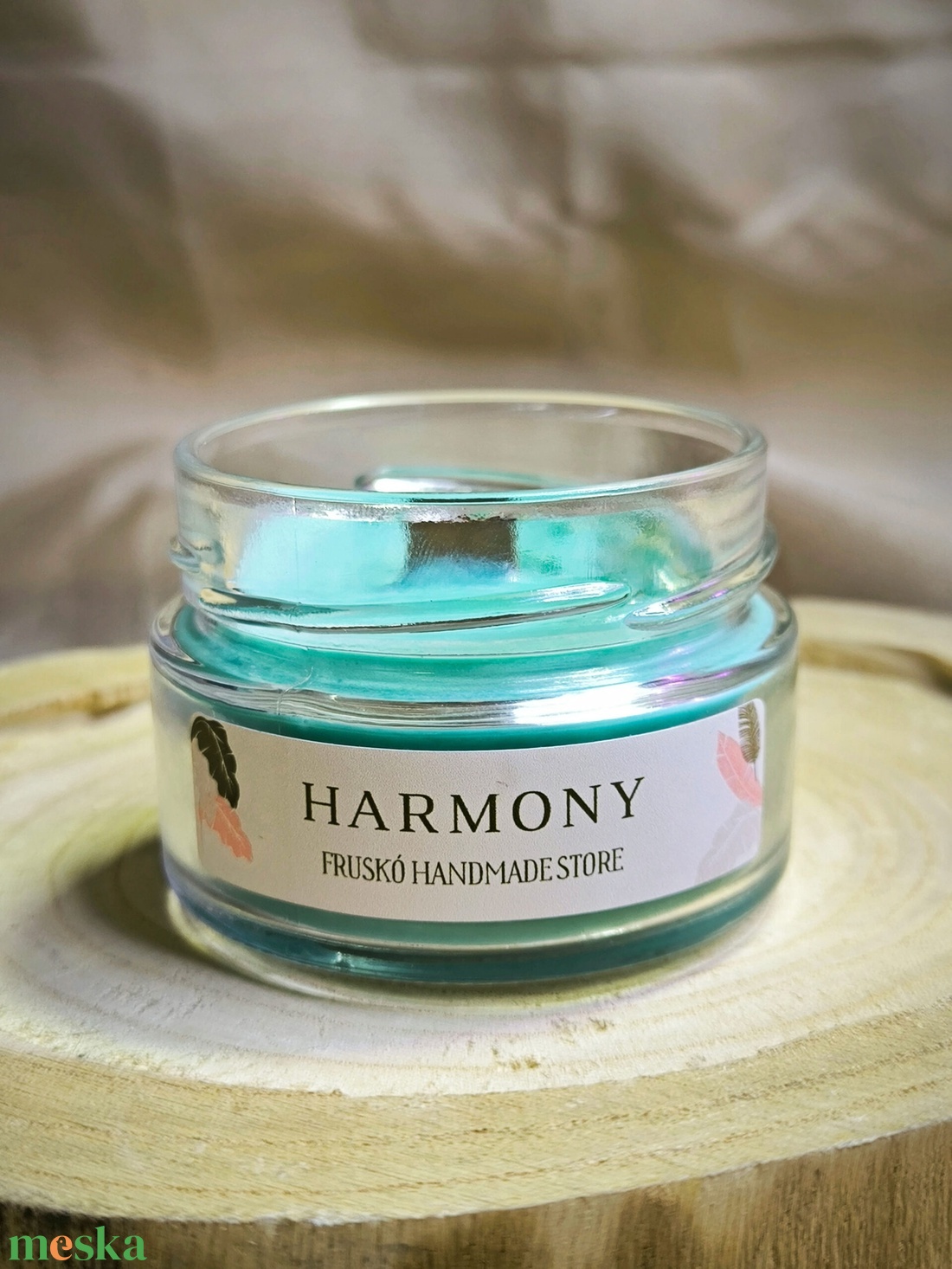 Harmony szójaviasz illatgyertya - otthon & életmód - gyertya, illat, aroma - gyertya - Meska.hu