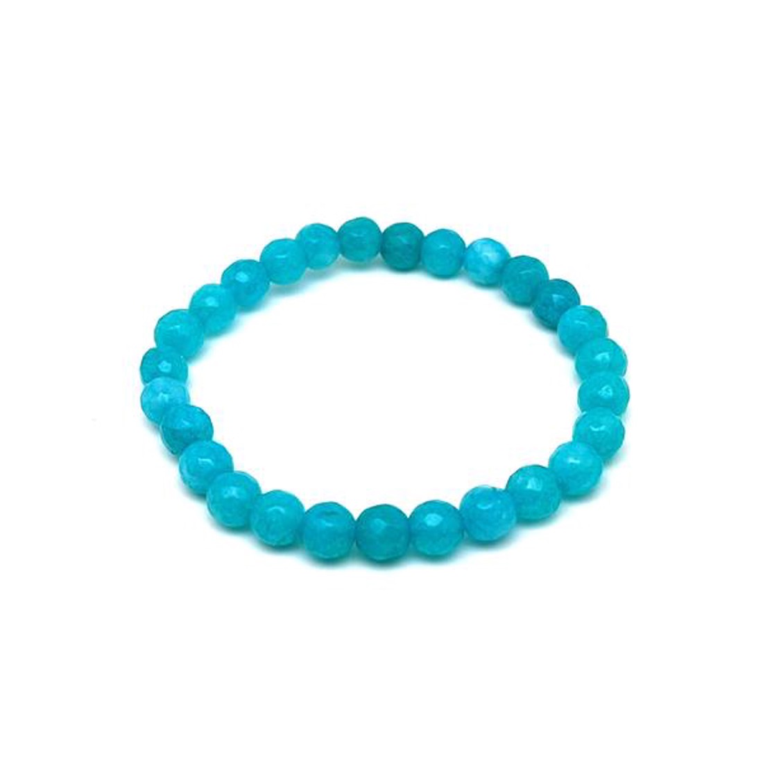 Jáde faz szin zöldeskék gyerek golyó karkötő 6mm - ékszer - karkötő - ásványkarkötő - Meska.hu