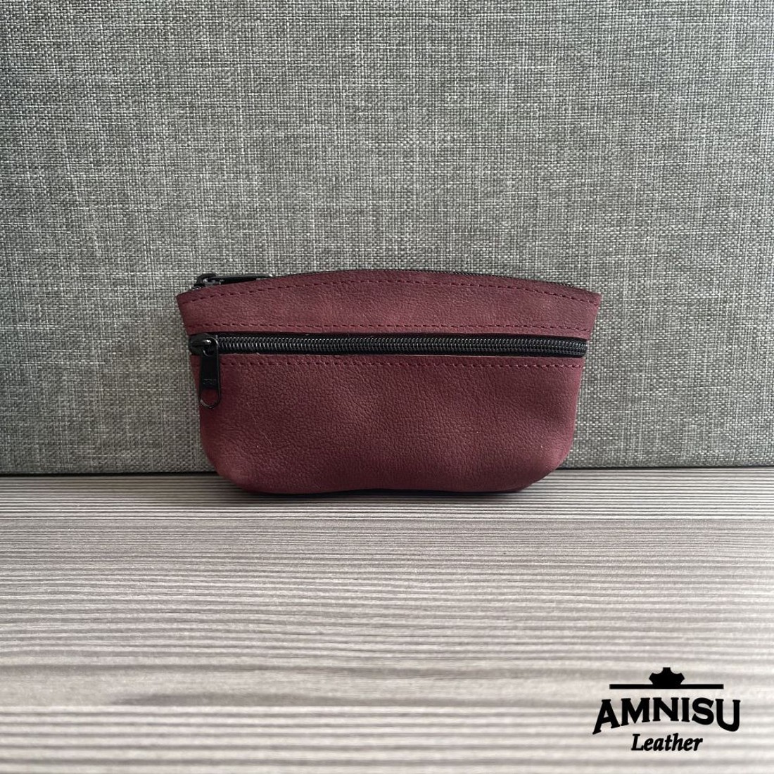 Bordó kettő cipzáras kulcstartó B5015 - táska & tok - kulcstartó & táskadísz - kulcstartó - Meska.hu