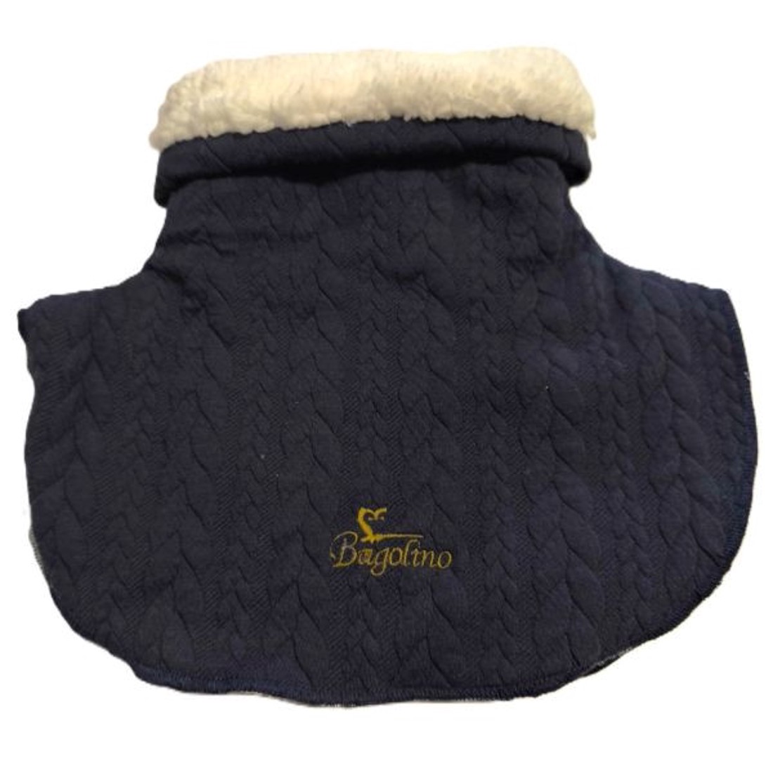 Garbósál kék csavart/serpa  - ruha & divat - sál, sapka, kendő - sál - Meska.hu