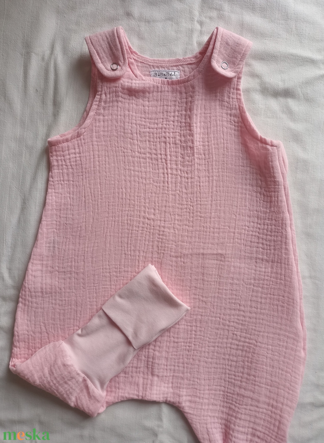 Nyári duplagéz tipegő hálózsák 24-25 fok feletti éjszakákba  - ruha & divat - babaruha & gyerekruha - Meska.hu