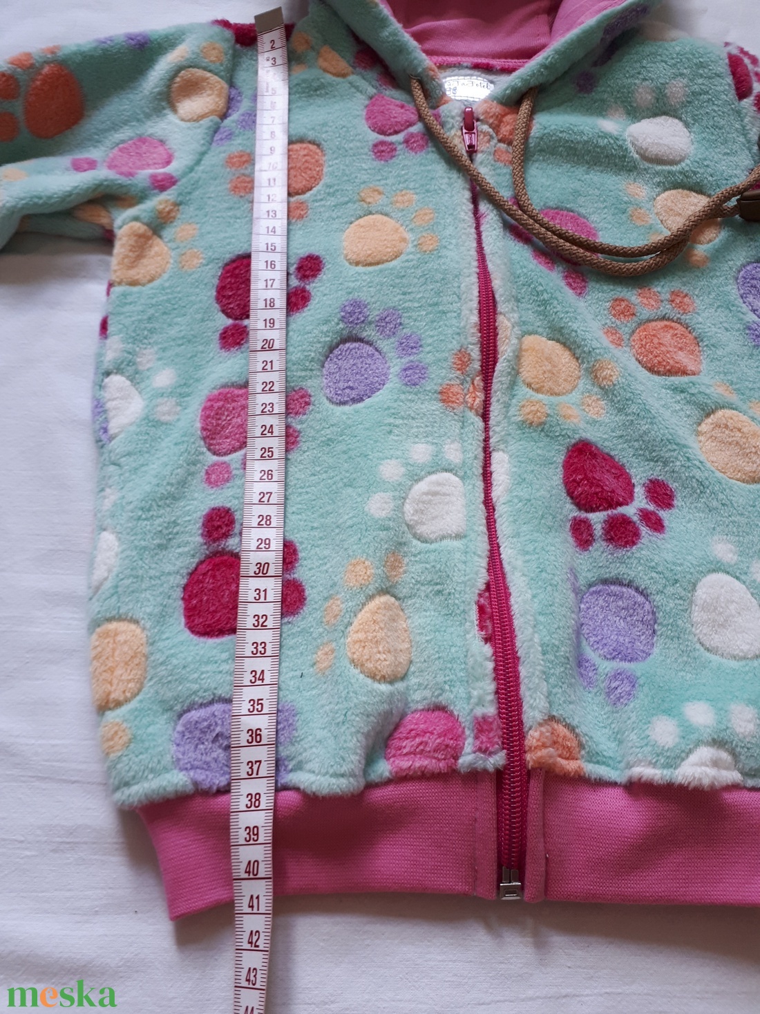 98-os wellsoft kapucnis kardigán - ruha & divat - gyerekruha - gyerek mellény - Meska.hu