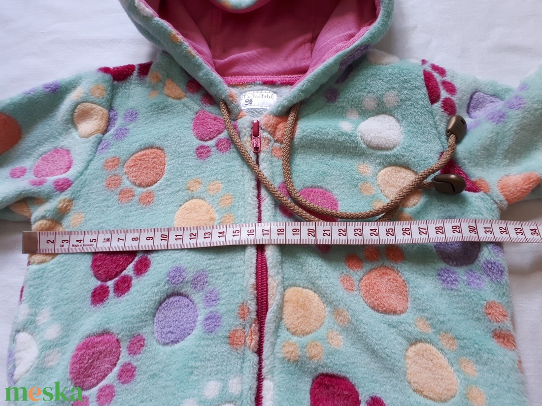 98-os wellsoft kapucnis kardigán - ruha & divat - gyerekruha - gyerek mellény - Meska.hu