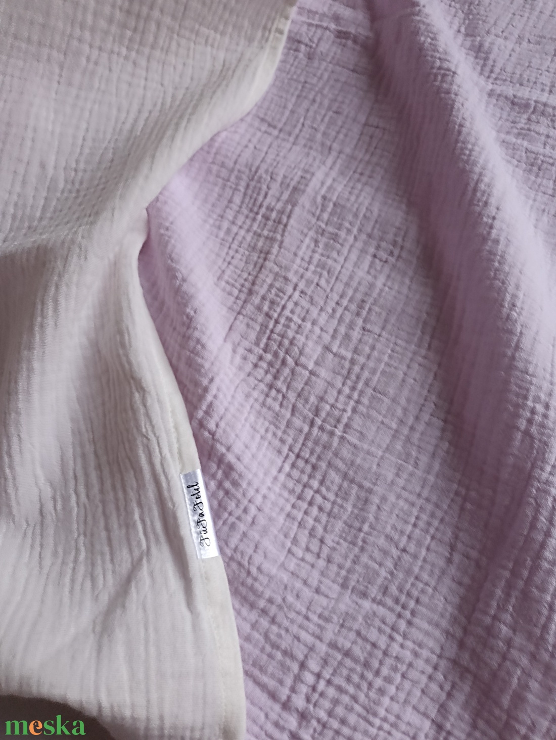 Nyári babatakaró 70x90 cm duplagéz és waffel - otthon & életmód - babaszoba, gyerekszoba - Meska.hu