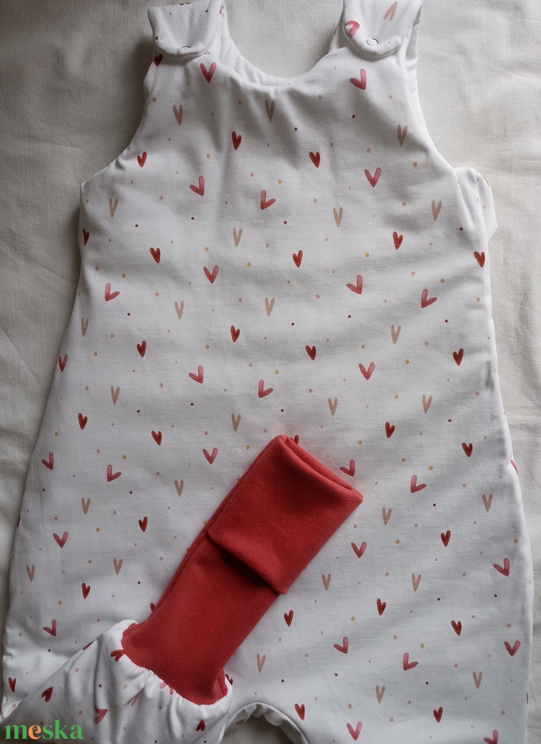 62 68 74 80 86 92 98 104 110 116 122 128 134 140 146 Tavaszi Téli Átmeneti pamut tipegő hálózsák RENDELÉSRE szívecskés - ruha & divat - gyerekruha - Meska.hu