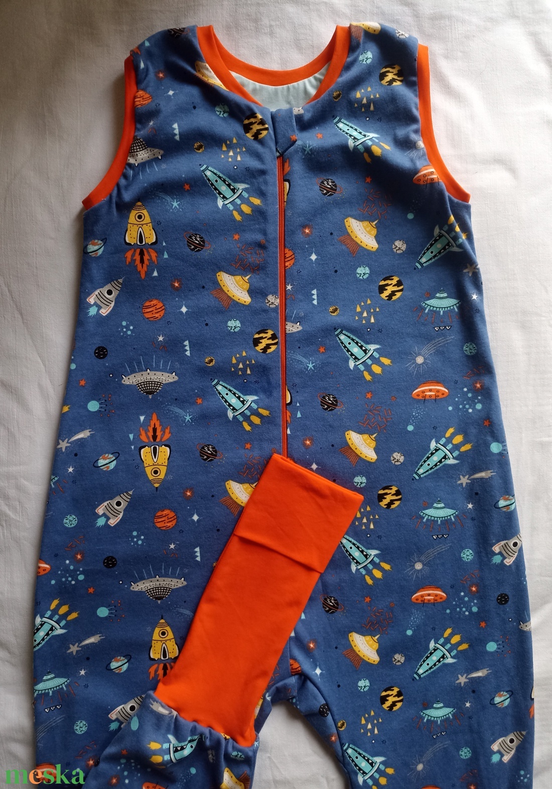 Őszi Téli pamut tipegő hálózsák RENDELÉSRE Űrhajós 62 68 74 80 86 92 98 104 110 116 122 128 134 140 146 152  - ruha & divat - babaruha & gyerekruha - tipegőhálózsák - Meska.hu