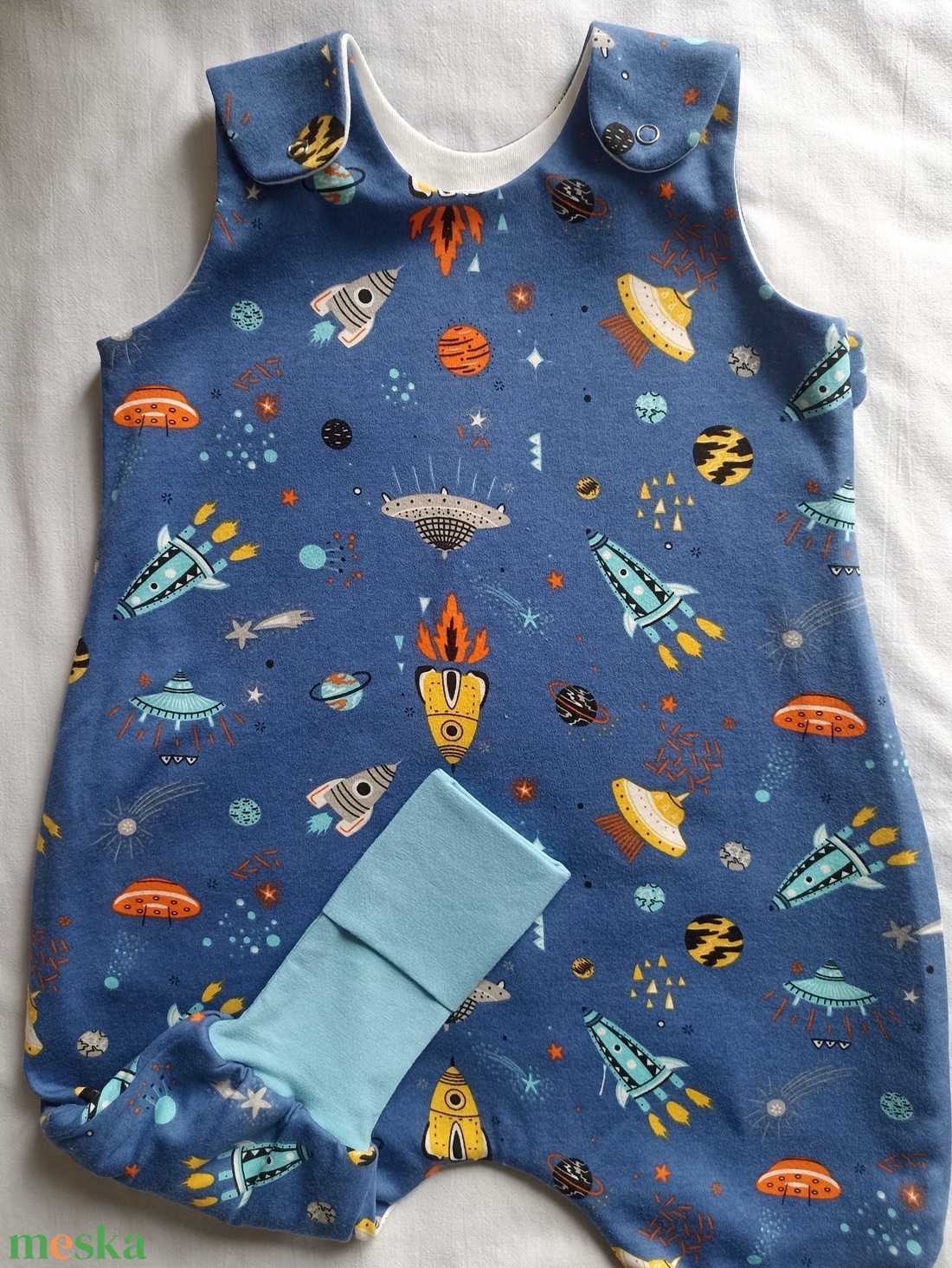 Őszi Téli pamut tipegő hálózsák RENDELÉSRE Űrhajós 62 68 74 80 86 92 98 104 110 116 122 128 134 140 146 152  - ruha & divat - babaruha & gyerekruha - tipegőhálózsák - Meska.hu