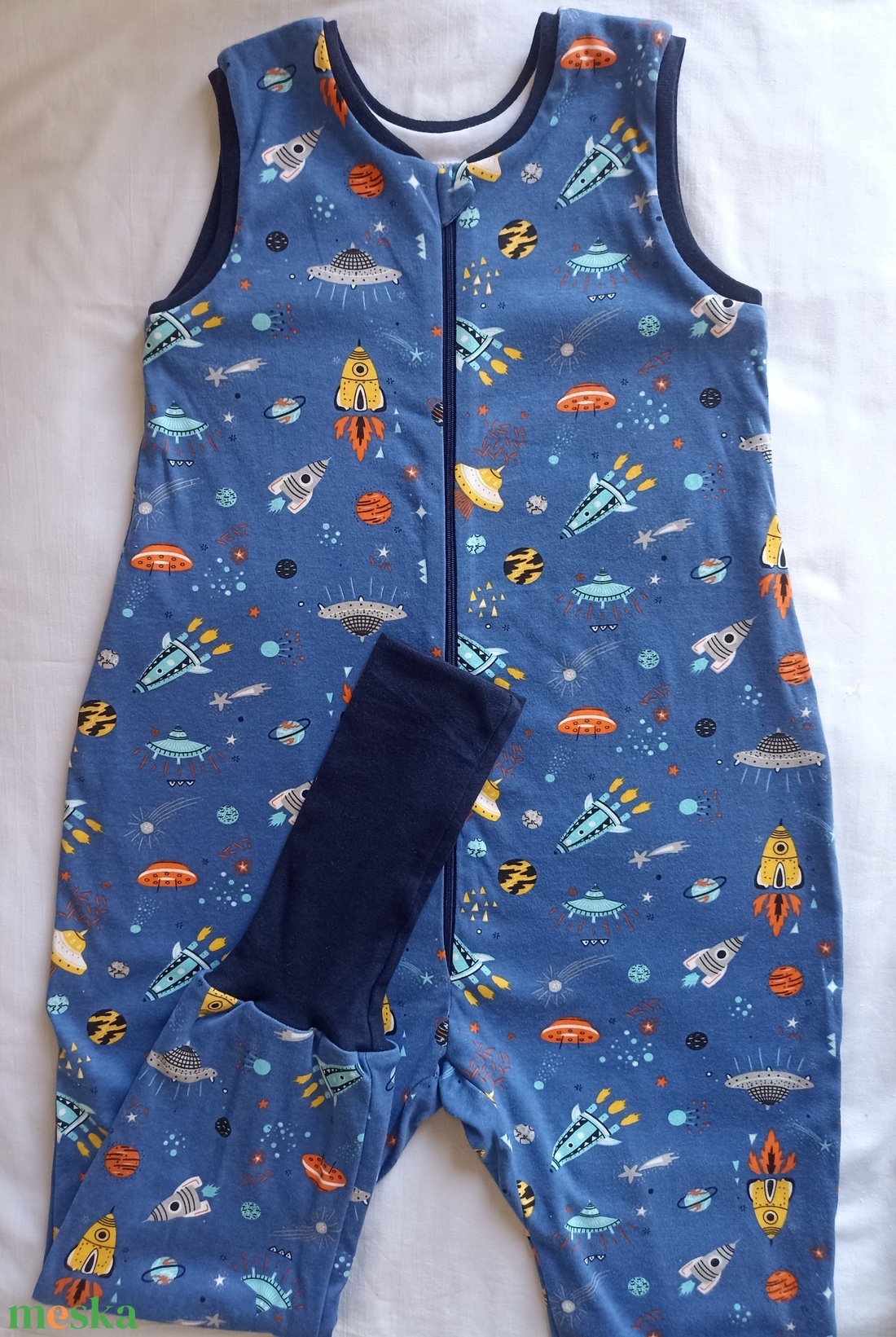 Őszi Téli pamut tipegő hálózsák RENDELÉSRE Űrhajós 62 68 74 80 86 92 98 104 110 116 122 128 134 140 146 152  - ruha & divat - babaruha & gyerekruha - tipegőhálózsák - Meska.hu