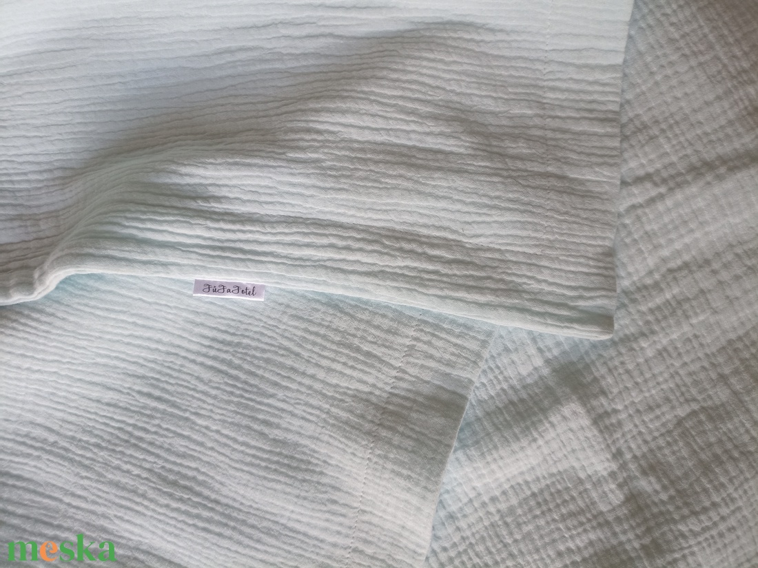 Felnőtt nyári kétrétegű géztakaró 140x200 cm duplagéz égkék - otthon & életmód - lakástextil - felnőtt takaró, pléd - Meska.hu