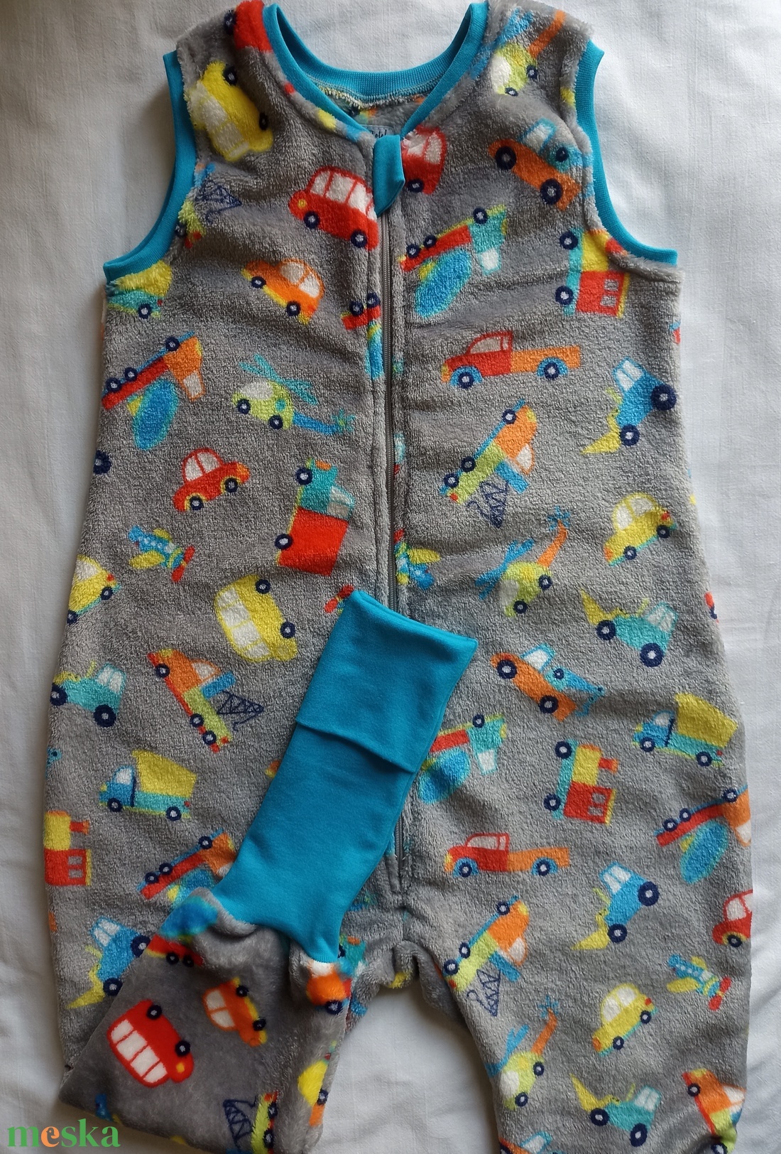 116-122-128-as Tavaszi téli tipegő hálózsák wellsoft autós markolós - baba - mama - babaruházat - tipegőhálózsák - Meska.hu