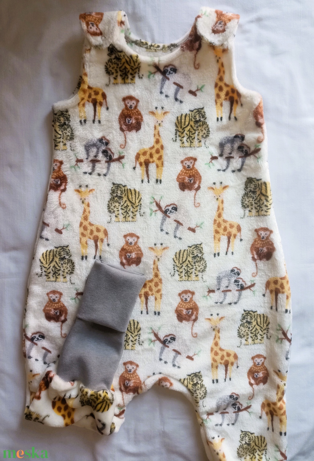 92-98-104-es Tavaszi téli tipegő hálózsák wellsoft  szafaris - baba - mama - babaruházat - tipegőhálózsák - Meska.hu