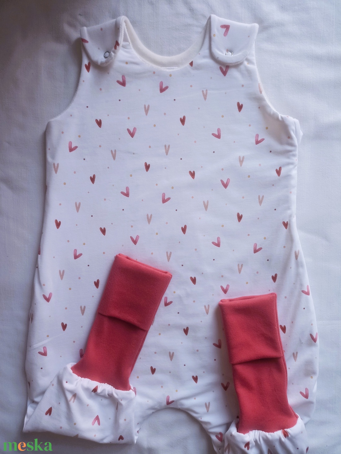 62 68 74 80 86 92 98 104 110 116 122 128 134 140 146 Tavaszi Téli Átmeneti pamut tipegő hálózsák RENDELÉSRE szívecskés - ruha & divat - gyerekruha - Meska.hu