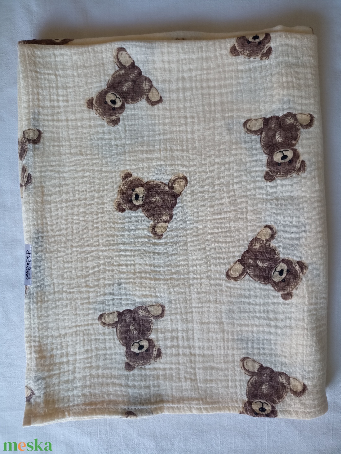 Ovis nyári géztakaró 100x130 cm duplagéz gyerektakaró macis - otthon & életmód - babaszoba, gyerekszoba - babatakaró, gyerek pléd - Meska.hu Ovis nyári géztakaró 100x130 cm duplagéz gyerektakaró macis - otthon & életmód - babaszoba, gyerekszoba - babatakaró, gyerek pléd - Meska.hu