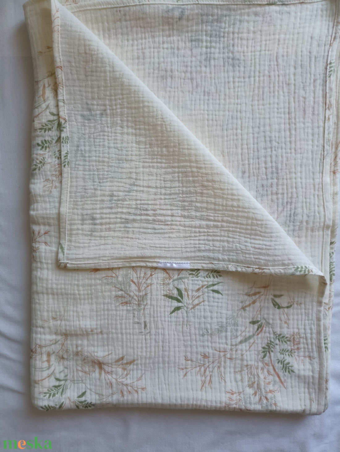 Nyári kánikula duplagéz felnőtt takaró muszlin 140x190 cm nyári mező - otthon & életmód - lakástextil - felnőtt takaró, pléd - Meska.hu