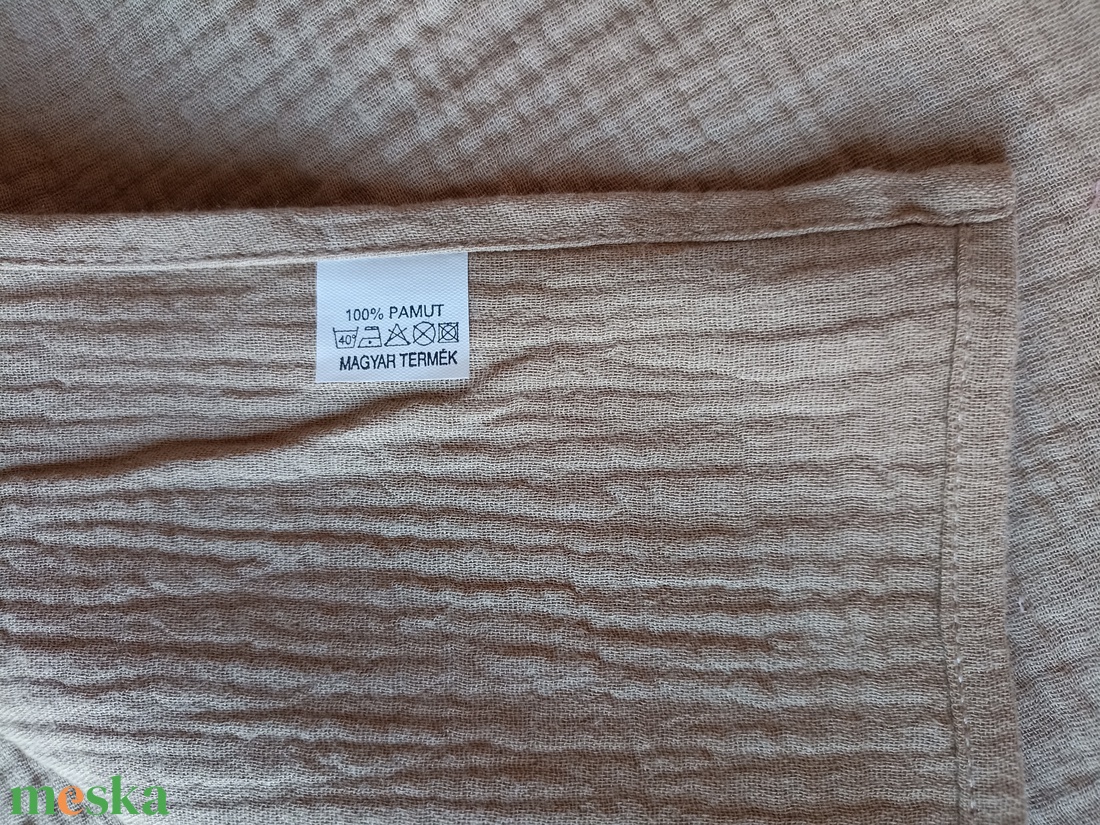 Nyári kánikula duplagéz felnőtt takaró muszlin 140x00 cm tejeskávé - otthon & életmód - lakástextil - felnőtt takaró, pléd - Meska.hu Nyári kánikula duplagéz felnőtt takaró muszlin 140x00 cm tejeskávé - otthon & életmód - lakástextil - felnőtt takaró, pléd - Meska.hu