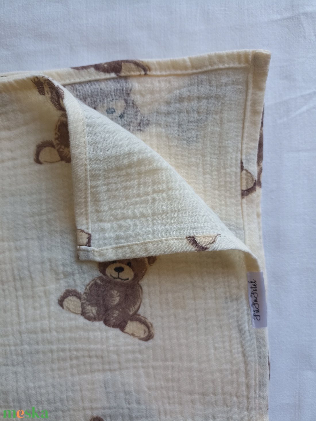 Nyári kánikula duplagéz felnőtt takaró muszlin 140x00 cm macis - otthon & életmód - lakástextil - felnőtt takaró, pléd - Meska.hu Nyári kánikula duplagéz felnőtt takaró muszlin 140x00 cm macis - otthon & életmód - lakástextil - felnőtt takaró, pléd - Meska.hu