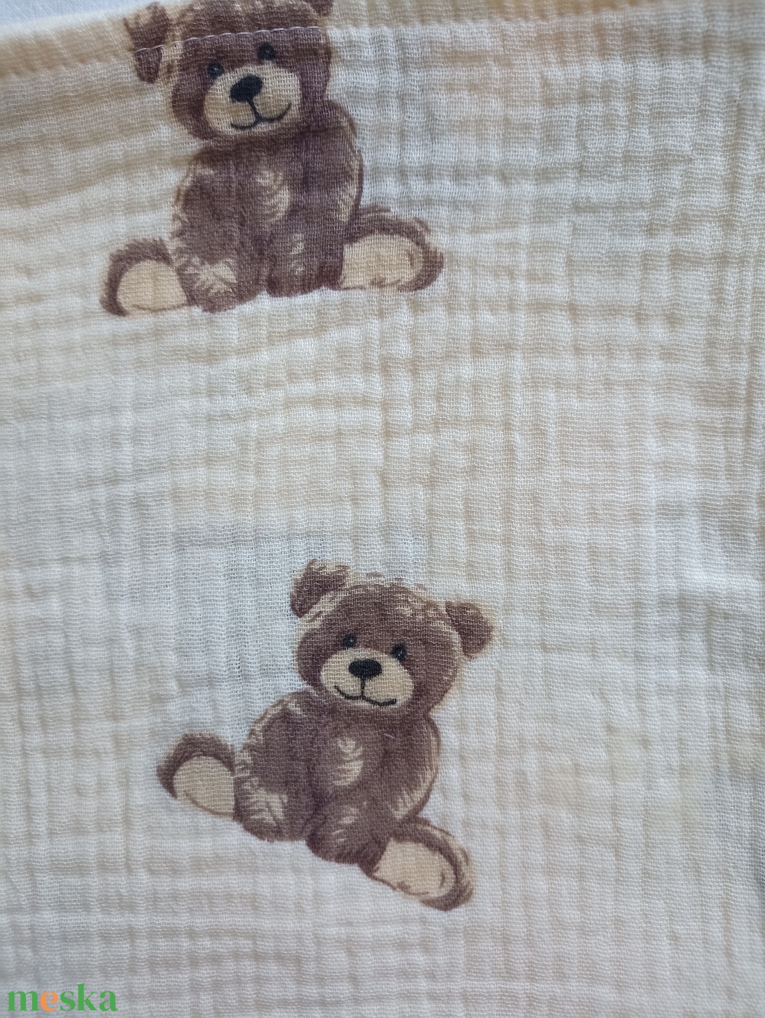 Nyári kánikula duplagéz felnőtt takaró muszlin 140x00 cm macis - otthon & életmód - lakástextil - felnőtt takaró, pléd - Meska.hu Nyári kánikula duplagéz felnőtt takaró muszlin 140x00 cm macis - otthon & életmód - lakástextil - felnőtt takaró, pléd - Meska.hu