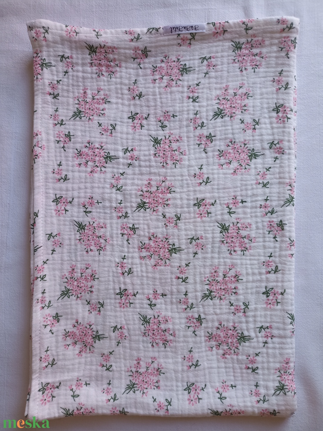 Nyári muszlin babatakaró kánikula duplagéz gyerektakaró 70x90 cm virágcsokor - otthon & életmód - babaszoba, gyerekszoba - babatakaró, gyerek pléd - Meska.hu