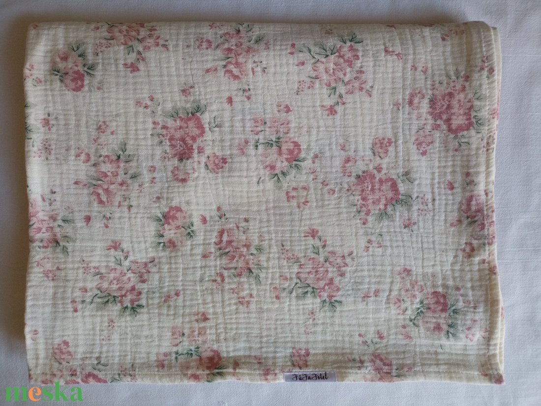 Nyári muszlin kánikula ovistakaró duplagéz gyerektakaró 100x130 cm romantikus virágok - otthon & életmód - babaszoba, gyerekszoba - babatakaró, gyerek pléd - Meska.hu Nyári muszlin kánikula ovistakaró duplagéz gyerektakaró 100x130 cm romantikus virágok - otthon & életmód - babaszoba, gyerekszoba - babatakaró, gyerek pléd - Meska.hu