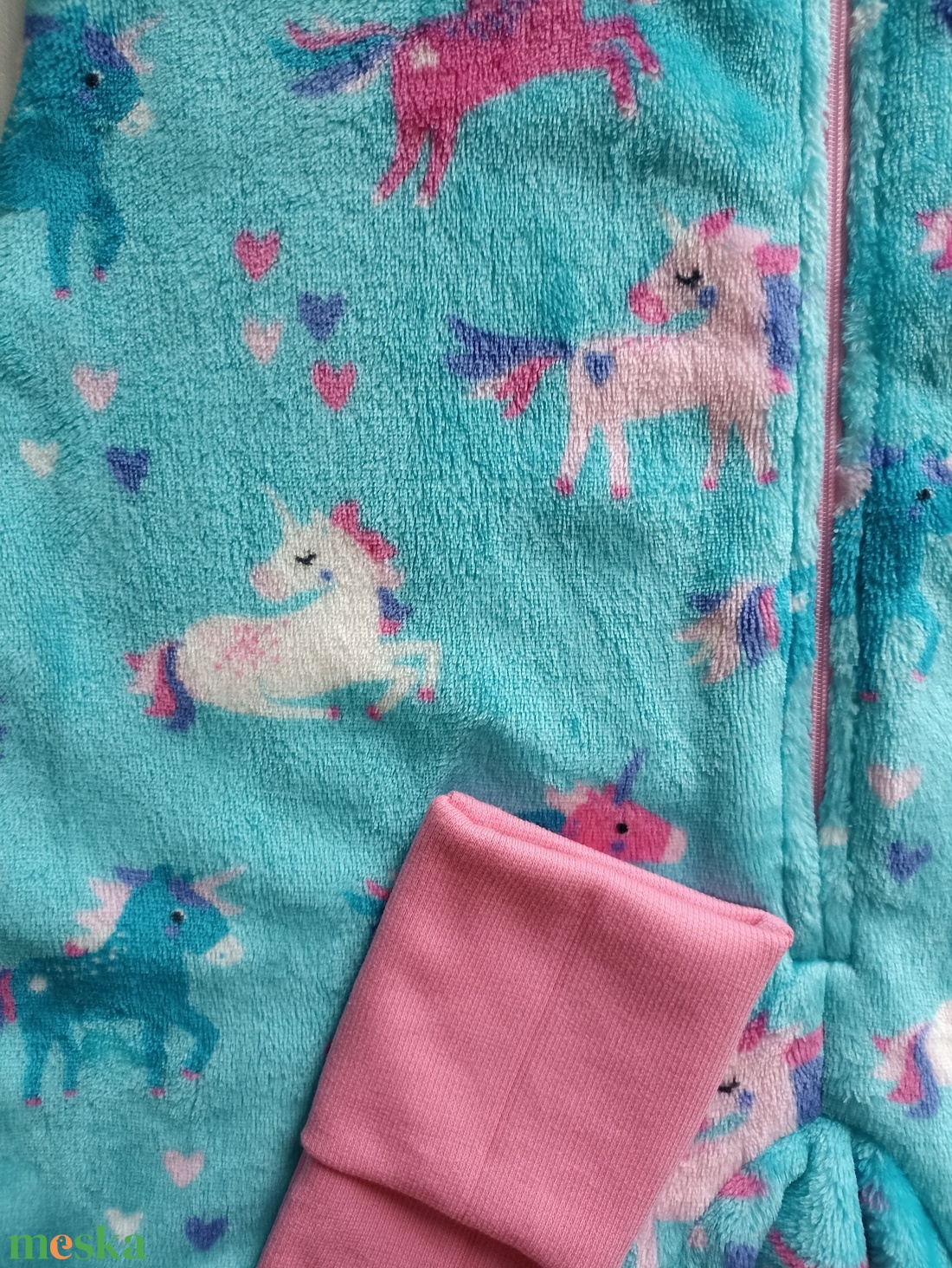 104-110-116-os őszi téli tipegő hálózsák 20-23 fokba wellsoft egyszarvús - ruha & divat - babaruha & gyerekruha - tipegőhálózsák - Meska.hu