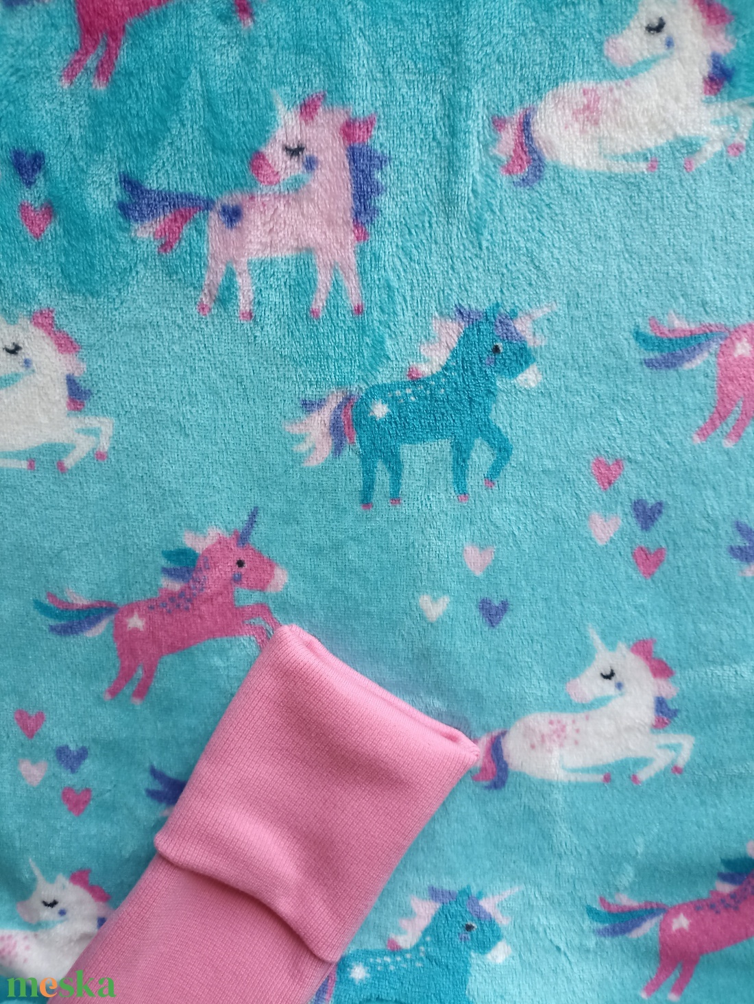 86-92-98-as őszi téli tipegő hálózsák wellsoft + vékony pamut 20-23 fok egyszarvús - baba - mama - babaruházat - tipegőhálózsák - Meska.hu