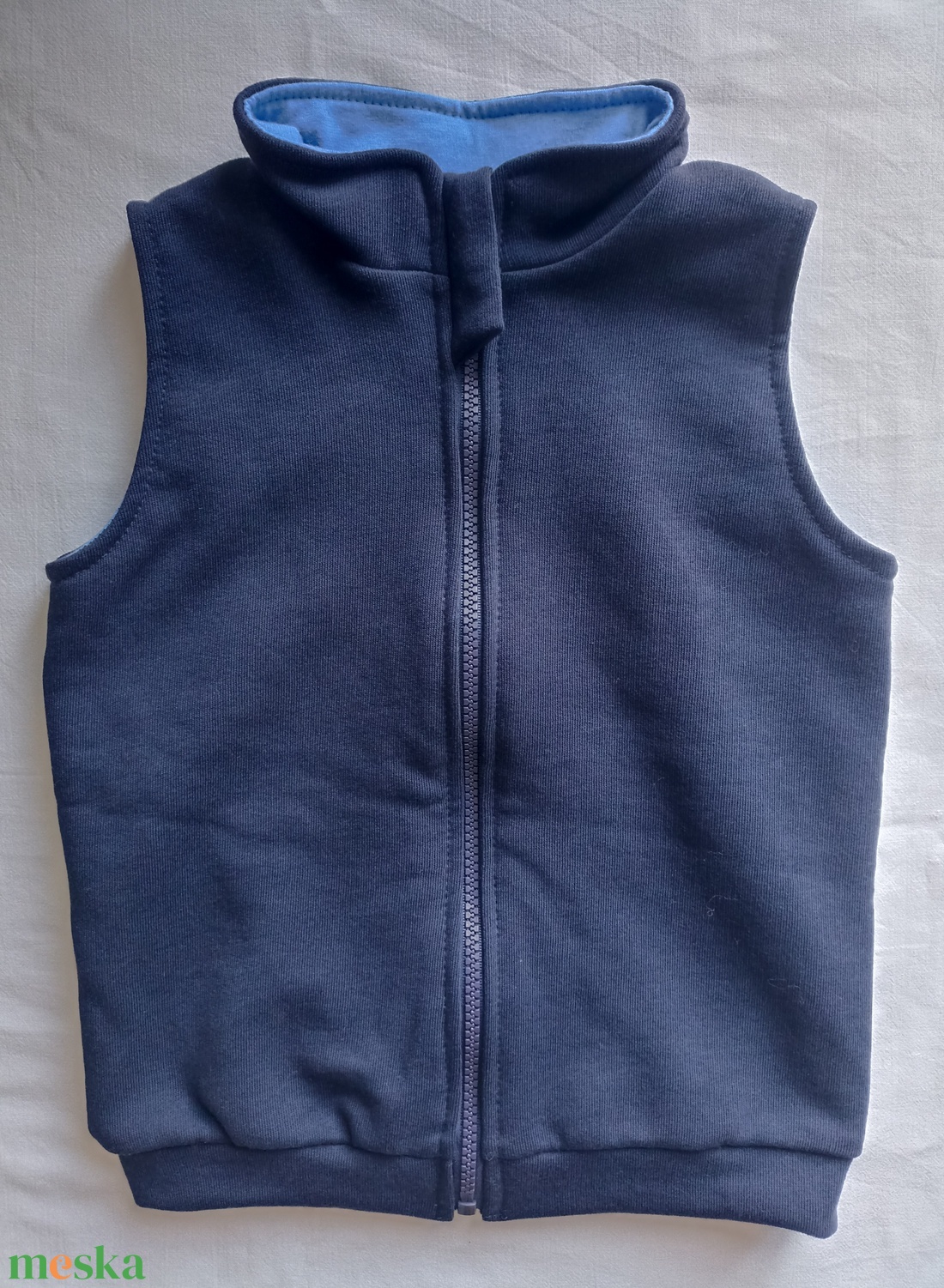 104-es őszi kétrétegű pamut mellény FűFaFotel - ruha & divat - babaruha & gyerekruha - gyerek mellény - Meska.hu