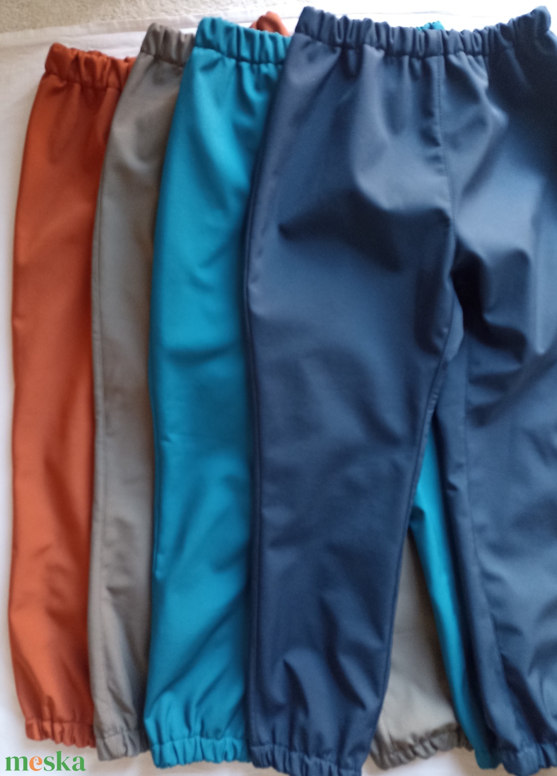 122-128  Bélelt softshell nadrág vízhatlan esőnadrág sínadrág overálnadrág  - ruha & divat - babaruha & gyerekruha - nadrág - Meska.hu