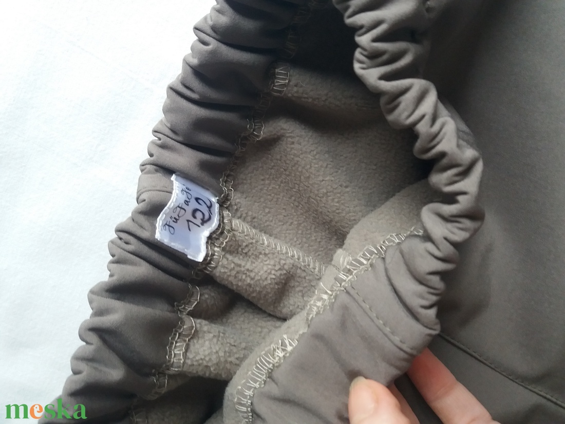 122-128  Bélelt softshell nadrág vízhatlan esőnadrág sínadrág overálnadrág  - ruha & divat - babaruha & gyerekruha - nadrág - Meska.hu