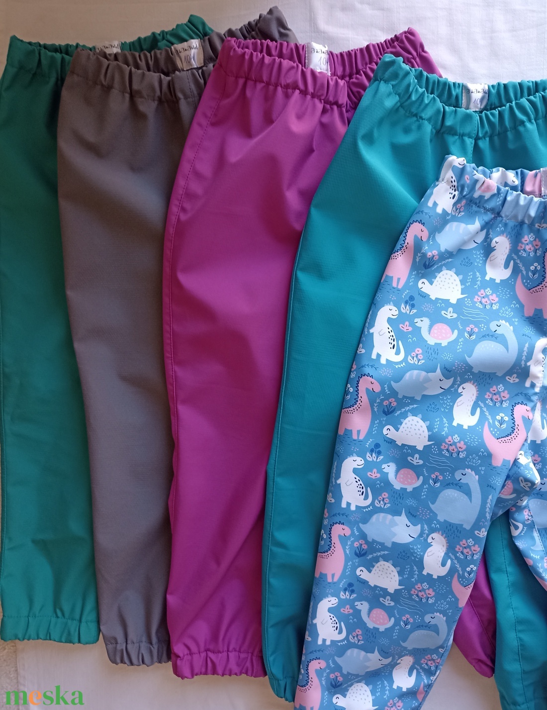 104-110 Softshell nadrág vízhatlan esőnadrág őszi vékony esőruha  - ruha & divat - babaruha & gyerekruha - nadrág - Meska.hu