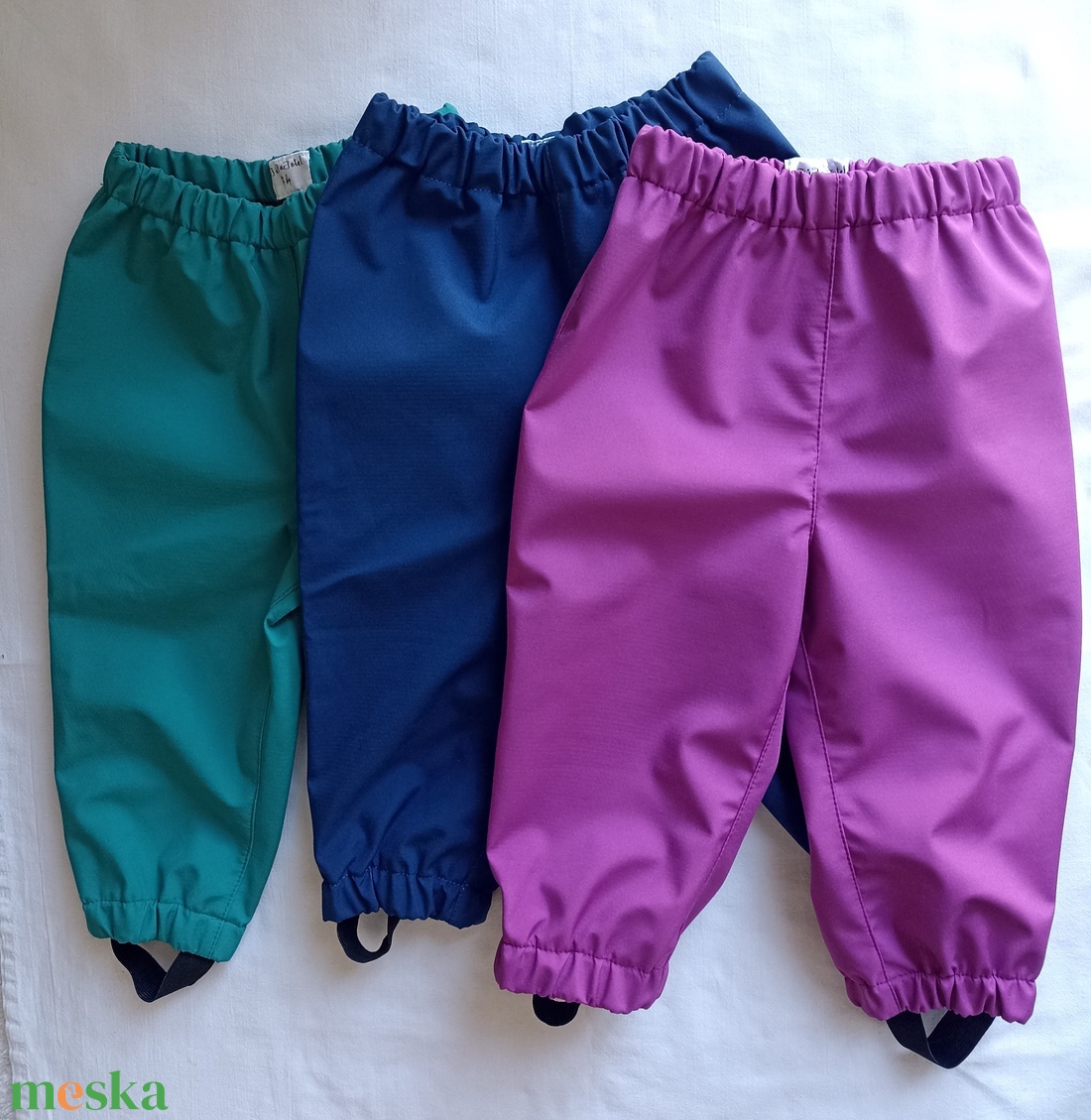 74-80 Softshell nadrág vízhatlan esőnadrág őszi vékony esőruha  - ruha & divat - babaruha & gyerekruha - nadrág - Meska.hu