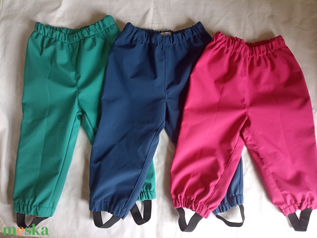 74-80 Softshell nadrág vízhatlan esőnadrág őszi vékony esőruha  - ruha & divat - babaruha & gyerekruha - nadrág - Meska.hu