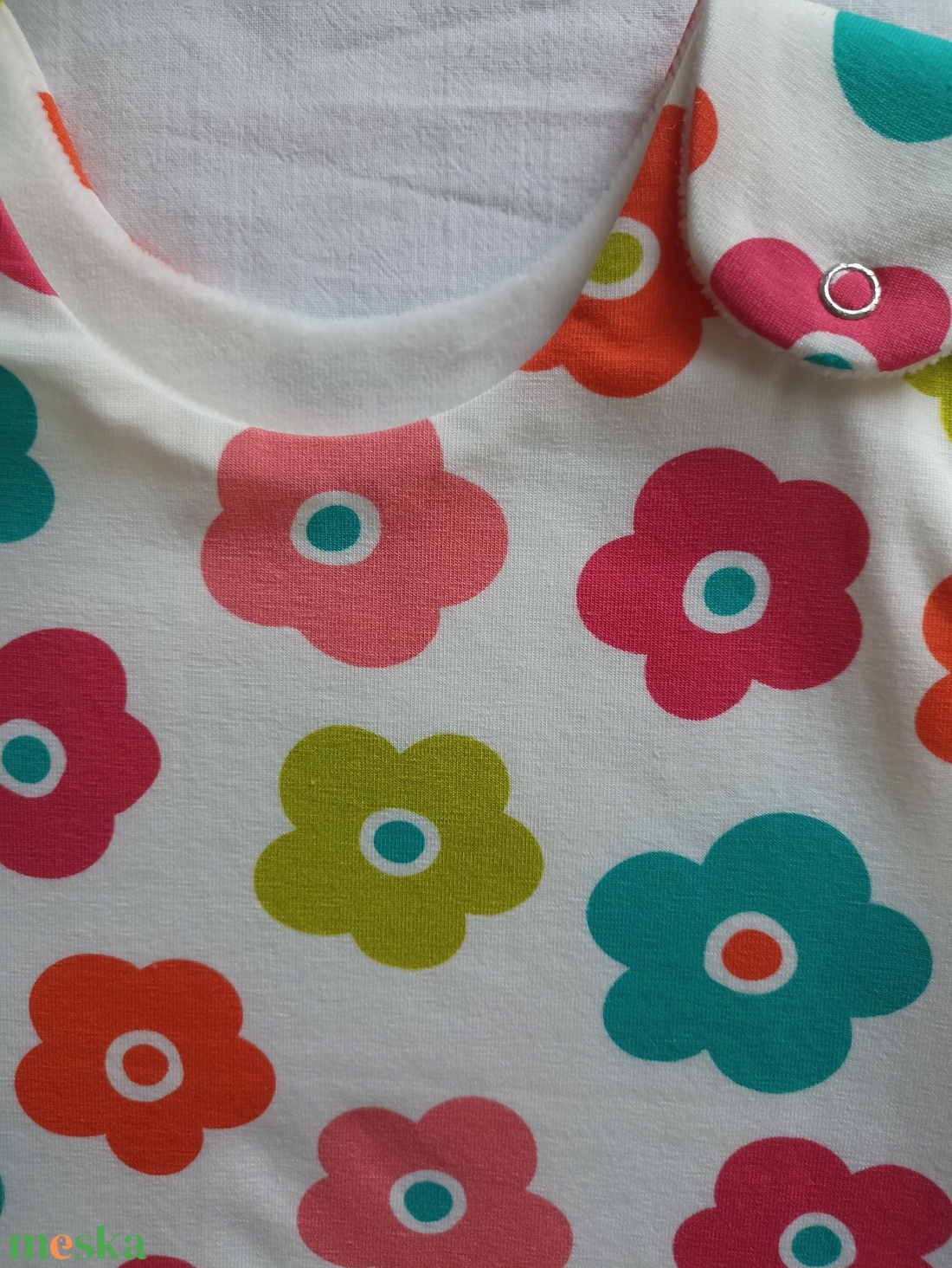 92-98-104-es őszi téli tipegő hálózsák kétrétegű pamut 21-23 fokba színes virágos - ruha & divat - babaruha & gyerekruha - tipegőhálózsák - Meska.hu