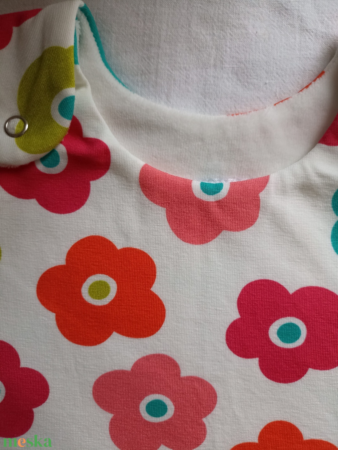 86-92-98-as Őszi téli tipegő hálózsák átmenti pamut 21-23 fokba szines virágos - ruha & divat - gyerekruha - Meska.hu