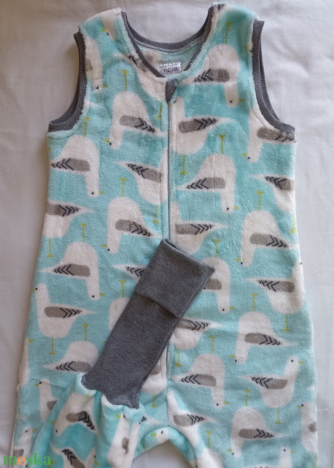 110-116-122-es őszi téli tipegő hálózsák wellsoft sirályos - ruha & divat - gyerekruha - Meska.hu