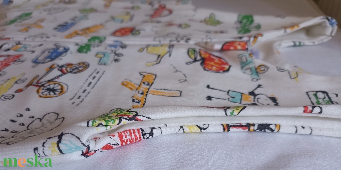 98-104-110-es Őszi téli tipegő hálózsák átmeneti pamut gyerekrajzos - ruha & divat - babaruha & gyerekruha - tipegőhálózsák - Meska.hu