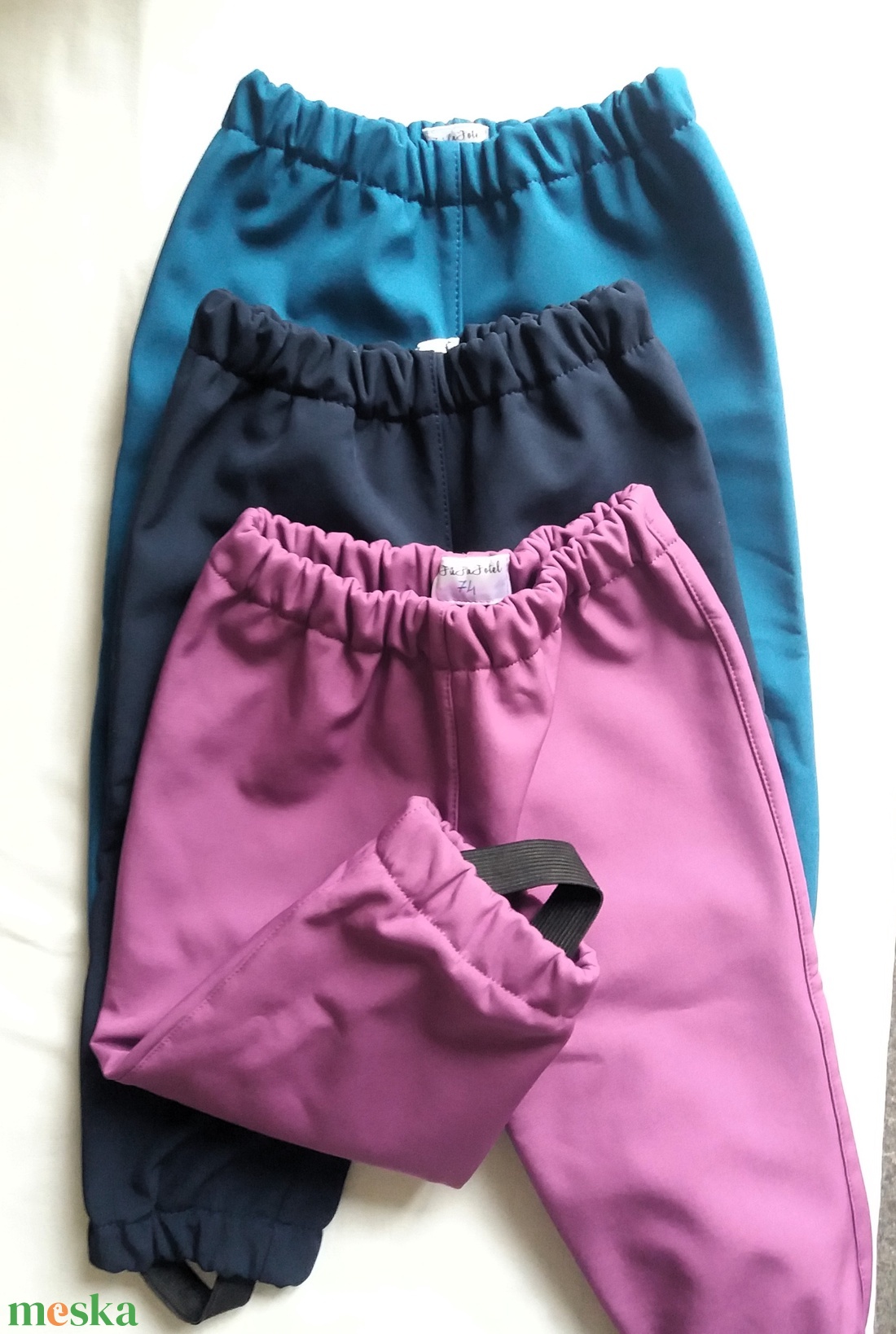 98-104 Bélelt softshell nadrág vízhatlan esőnadrág sínadrág overálnadrág  - ruha & divat - babaruha & gyerekruha - nadrág - Meska.hu