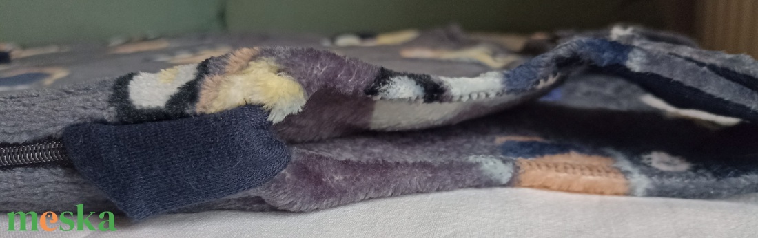 86-92-98-as őszi téli tipegő hálózsák 20-23 fokba wellsoft szürke markolós - ruha & divat - babaruha & gyerekruha - tipegőhálózsák - Meska.hu