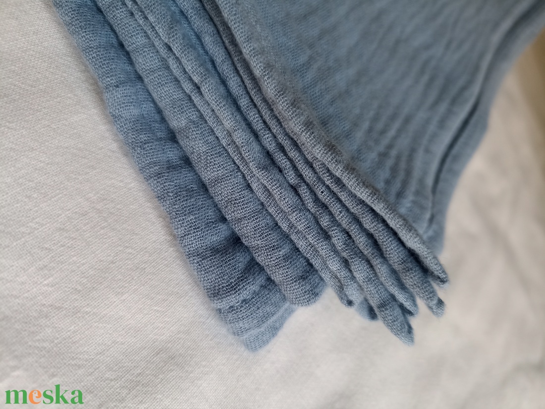 Felnőtt nyári muszlin géztakaró 140x200 duplagéz kánikula  - otthon & életmód - lakástextil - felnőtt takaró, pléd - Meska.hu