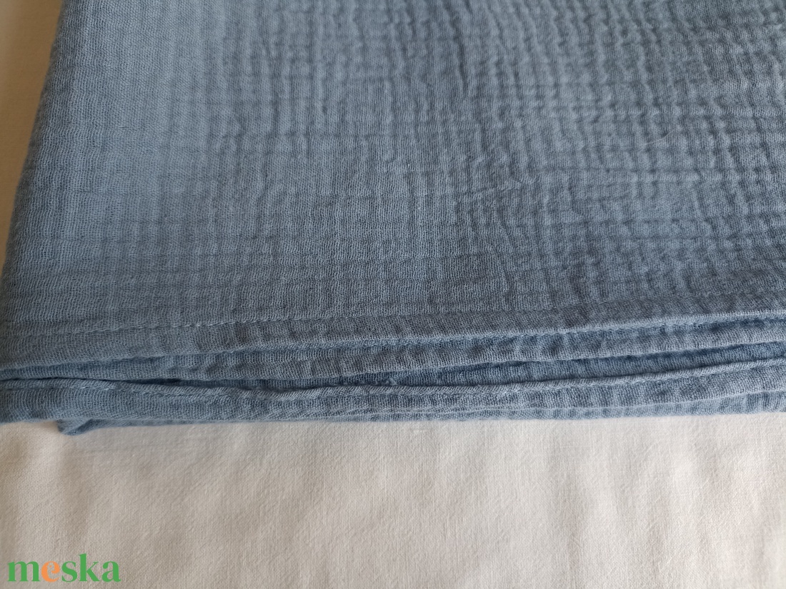 Felnőtt nyári muszlin géztakaró 140x200 duplagéz kánikula  - otthon & életmód - lakástextil - felnőtt takaró, pléd - Meska.hu