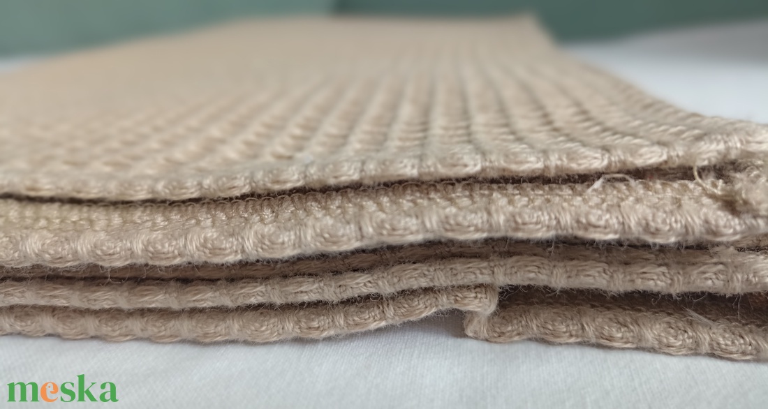 Waffel babatakaró 75x95 cm mogyoró - otthon & életmód - babaszoba, gyerekszoba - babatakaró, gyerek pléd - Meska.hu