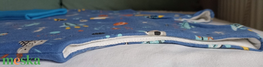 116-122-128-as Őszi-téli tipegő hálózsák átmenti pamut űrhajós - ruha & divat - babaruha & gyerekruha - tipegőhálózsák - Meska.hu