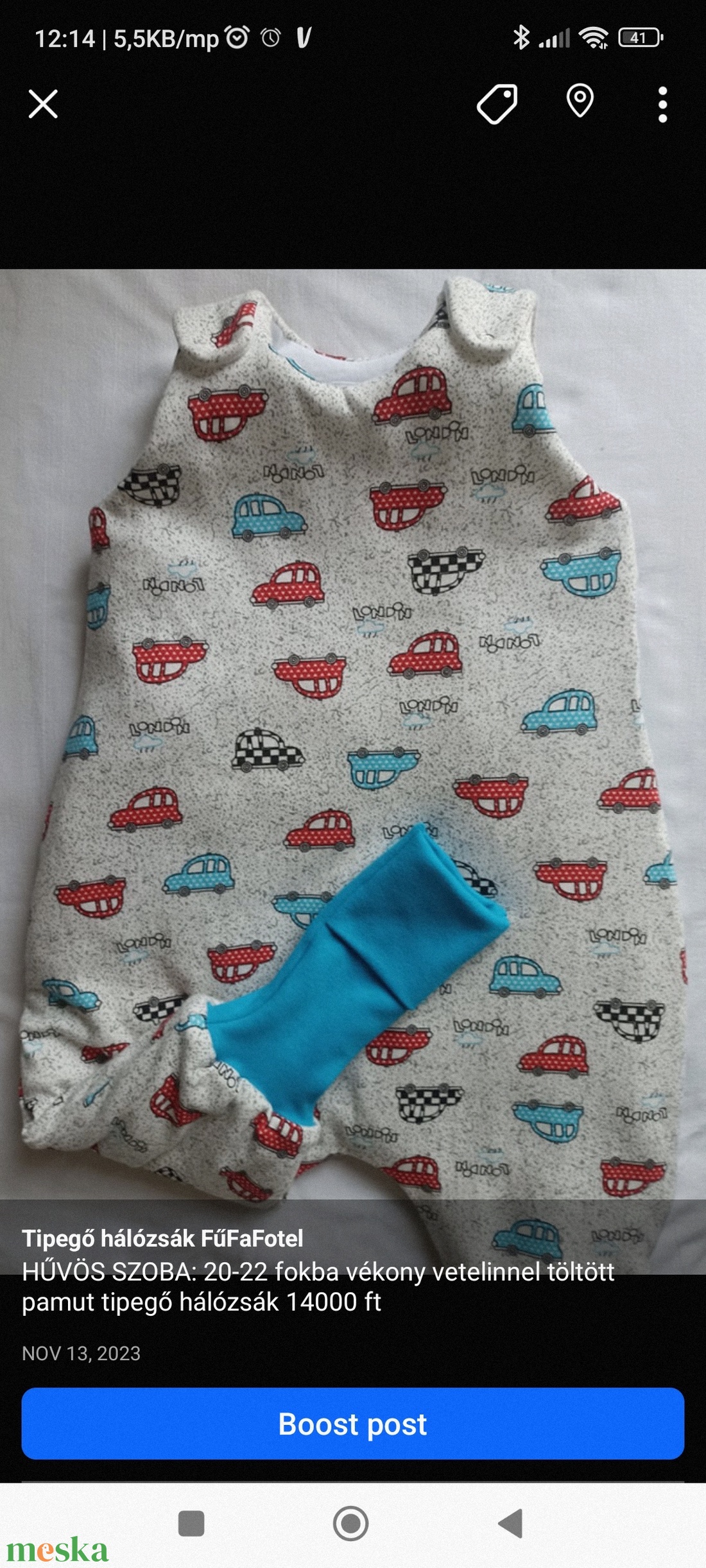 128-134-140-es Őszi téli tipegő hálózsák átmeneti pamut 21-23 fokba lányos erdős - ruha & divat - babaruha & gyerekruha - tipegőhálózsák - Meska.hu