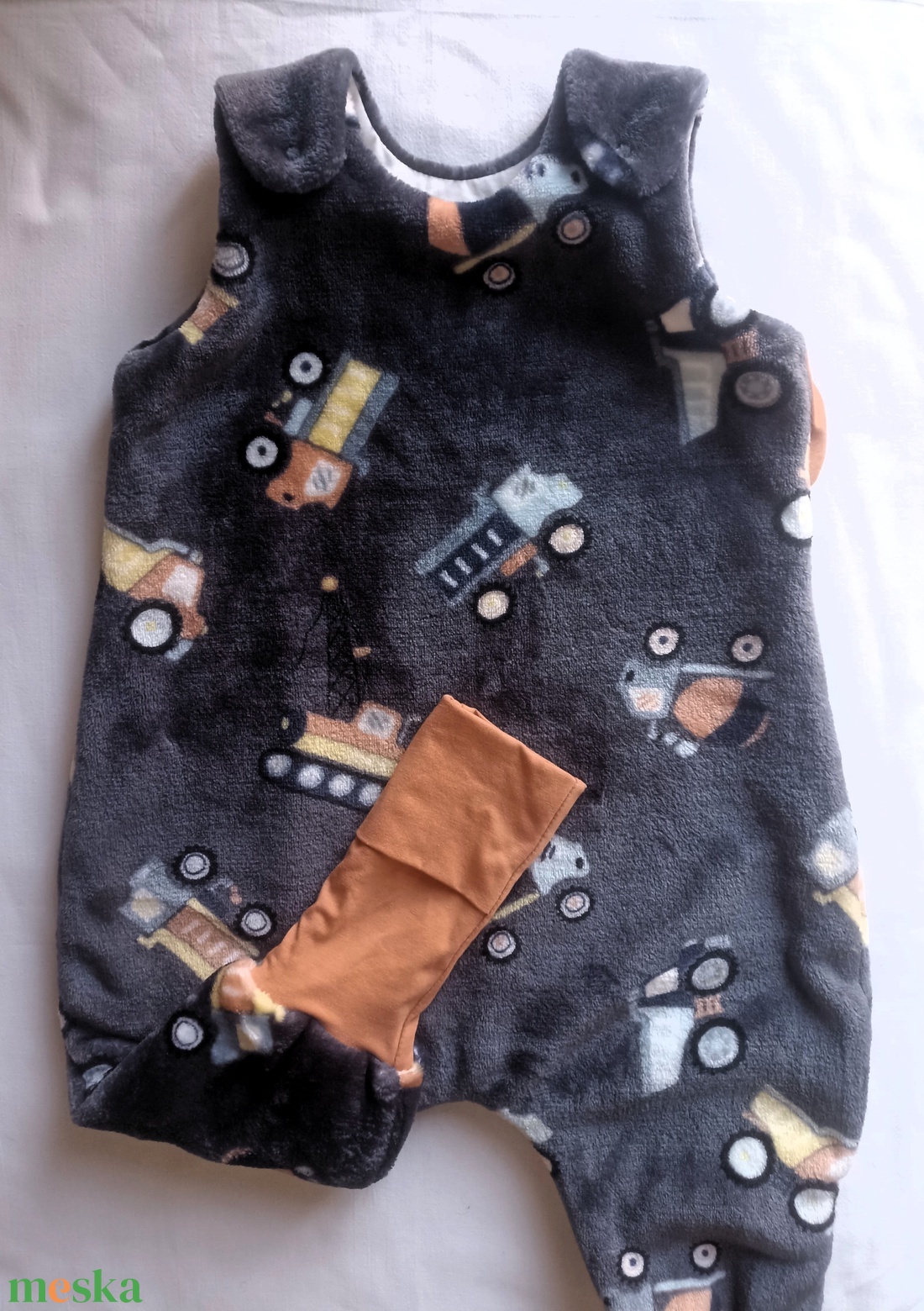 74-80-86-os meleg tipegő hálózsák wellsoft vékony pamauttal 21-23 fokba markolós  - baba - mama - babaruházat - tipegőhálózsák - Meska.hu